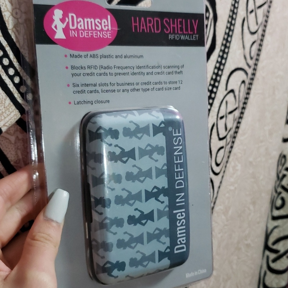 Damsel in Defense hard shell rfid wallet